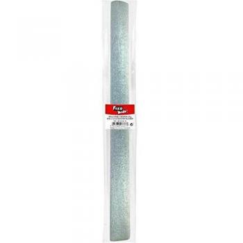 Fixo Paper 68000675. Rollo de Papel Crespón, Plata Metalizado, 0,50x2,5 metros, 35 Gramos, Perfectas para Manualidades