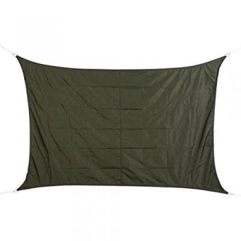 Toldo vela de sombra rectangular Curacao Gris - 2 x 3 m - Hespéride