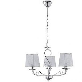 Lámpara Sumba Regulable 3xE14 Cromo 49x49 cm