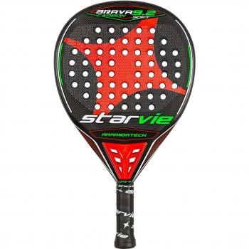 StarVie Brava 9.2 DRS Soft Pala de Pádel, Unisex Adulto, Rojo-Naranja, 360 Gramos