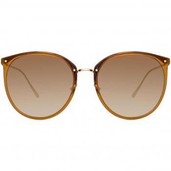 Linda Farrow KINGS OPT LFLC747 C34 Women's Sunglasses Brown Size 58