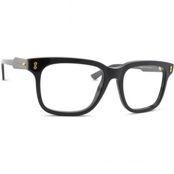 Gucci GG1265O 004 Unisex Square Prescription Glasses - Black Plastic Anti-Reflective