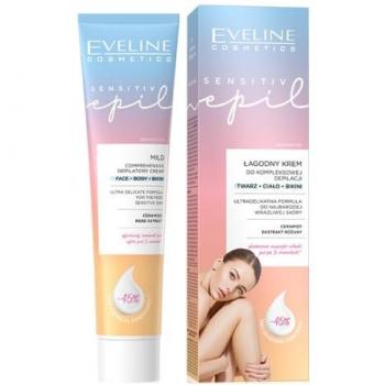 Eveline Cosmetics Sensitive Epil Body Hair Removal Cream for Sensitive Skin 125 ml