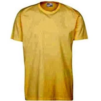 Camiseta Clásica Orgánica Colorida Amarillo Suave