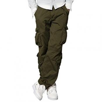 Matchstick Pantalones Cargo para Hombre#3357