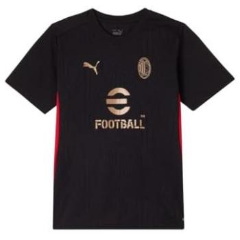 PUMA AC Milan Kids Training Jersey - Black/Red - Unisex