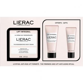 Lierac Lift Integral Regenerating Night Cream Gift Set 50 ml + Eye Care 15 ml + Serum 10 ml