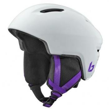 Casco de esquí para niños Bollé Atmos Youth MIPS (Blanco Lila Mate)