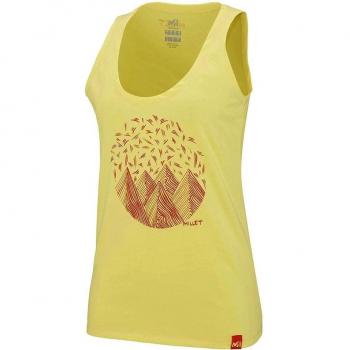Millet Ld Camp Catta Tank Camiseta De Tirantes Para Mujer, Mujer, color amarillo, tamaño FR : L