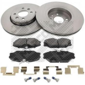 Kit de discos y pastillas de freno MAPCO 47160 para RENAULT: Mégane Scénic, Clio, Mégane, Mégane Classic, Laguna