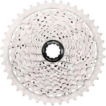 SunRace Unisex's CSMS3 10SPEED CASS 1140T 10 Speed Cassette, Silver