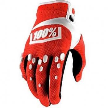 Inconnu 100% Airmatic Guante de montaña Unisex, Rojo/Blanco