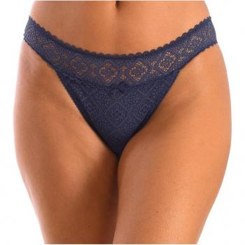 Braguita mini de encaje Selene tipo bikini azul XL
