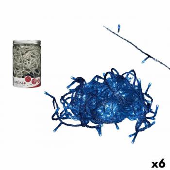 Guirnalda de Luces LED Luz Fría 14,4 M Transparente 6 W (6 Unidades)