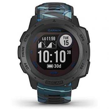 Garmin Instinct Solar Surf, Reloj GPS resistente con carga solar - Pipeline