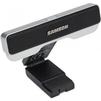 Samson Go Mic Connect USB Condenser Microphone with Sound Deck Noise Cancellation Software (Silver)