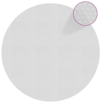 Cubierta solar de piscina de PE flotante gris 527 cm