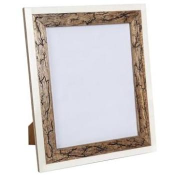 Marco de Fotos Romimex Marrón Madera Resina 20 x 25 x 1 cm