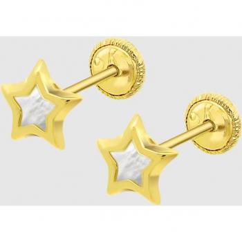 Pendientes Estrella Time Road LG00031/6 Oro, Infantil