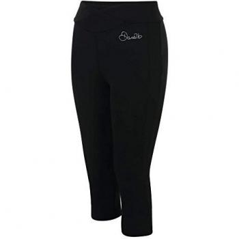 Dare 2b Reasoned 3/4 Tght Pantalones, Mujer, Negro, Talla 12
