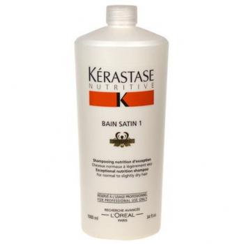 Kerastase Nutritive Bain Satin 1 Exceptional Nutrition Shampoo for Normal to Slightly Dry Hair 1000ml