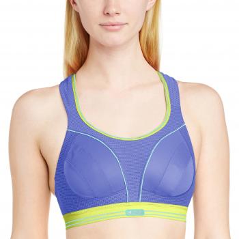 Shock Absorber Ultimate Run Bra, Sujetador Deportivo para Mujer, Morado