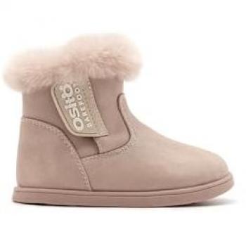 Conguitos Botas Respetuosas de Pelo Dorado para Bebés - Botas Infantiles con Cinturón, Suela Flexible y Diseño en Color Dorado (Talla 20)
