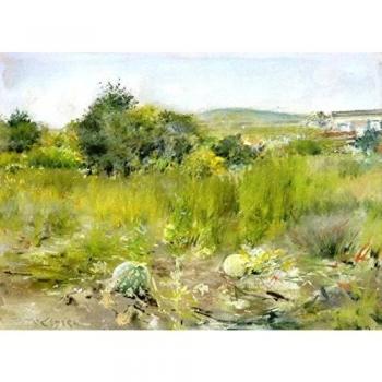 20 x 38,1 cm Impresionismo otros OdsanArt Post 'en el jardín
