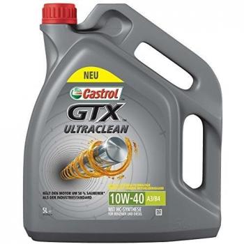 Castrol Limited 15A4D5 GTX Ultraclean 10W-40 A3/B4 - Lubricante para motor, gris