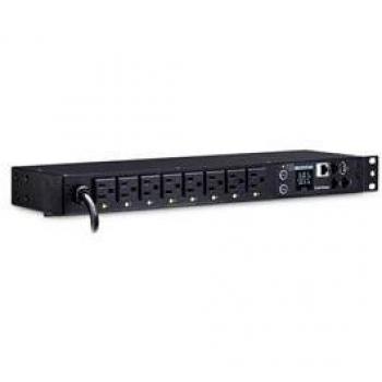CyberPower PDU41001 Switched PDU, 120V/15A, 8 Outlets, 1U Rackmount