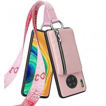 hongping Carcasa de Cartera de Cuero con para Samsung Galaxy Note 20 Ultra- Funda Colgante para movil Carcasa- Colgar movil Cuello Funda con Correa Colgante con Cordon para Llevar en el Cuello
