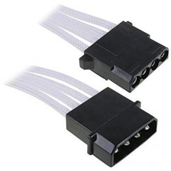 Cable de Alimentación BitFenix Molex 4-Pin, 45 cm - Negro y Blanco