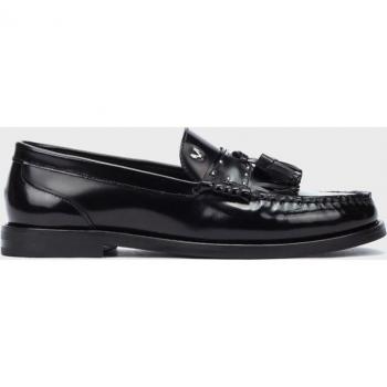 Mocasines de mujer Martinelli de piel con plantilla extraíble, modelo SETTALA en color negro
