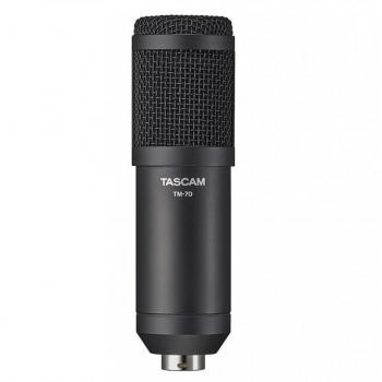 Micrófono Dinámico TASCAM TM-70 para Podcasting y Broadcasting