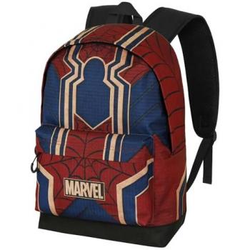 Mochila HS Fan 2.2 Marvel Spiderman Drop, Color Rojo, Dimensiones 31 x 44 cm, Capacidad 24 L