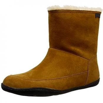 Camper Peu Cami Women's Brown Suede Boots with Fur Lining