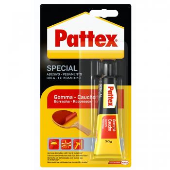 Pattex 1479389 Pegamento para caucho con alta flexibilidad y larga duración, multicolor, 1 x 30 gr