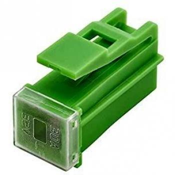 Fusible Hella 30A PAL Serie1 - Verde - Conector Hembra - 8JS 740 026-611