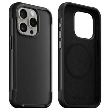 Funda Nomad Rugged Negra Compatible con MagSafe para iPhone 15 Pro