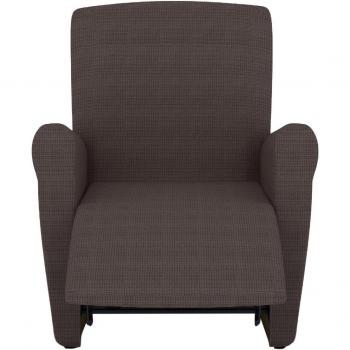 Eiffel Textile Lille Funda sofá sillón, Algodón, Marrón, 55 x 195 x 2 cm