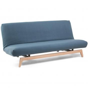 Kavehome Sofá cama Koki, tela azul