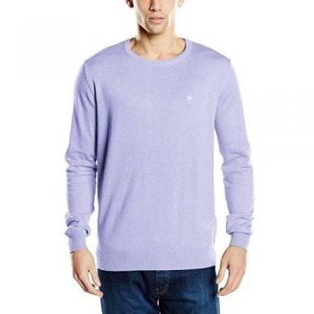 TOM TAILOR Basic crew-neck Sweatshirt / 512-suéter Hombre    Violett