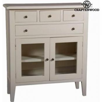 Consola blanca crema colonial - Colección Serious Line by Craften Wood
