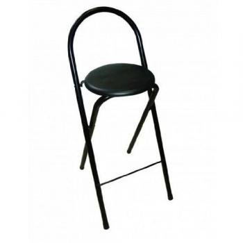 Sdpe - Taburete glory, medidas 30 x 30 x 70 cm, color negro