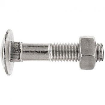 Tornillo DIN603 con Tuerca 934 - Alta Calidad