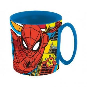 Taza de plástico con diseño de Spiderman Arachnid Grid