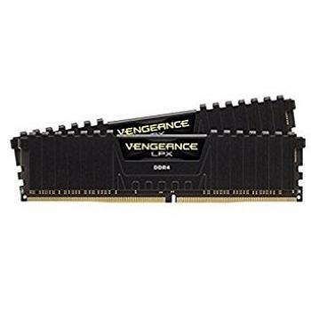 Corsair Vengeance LPX 16GB High Performance Desktop Memory Kit - DDR4 2666MHz, CL16 XMP 2.0, Dual Channel (2x8GB), PC4-21300, Non-ECC Unbuffered, Black (CMK16GX4M2A2666C16)