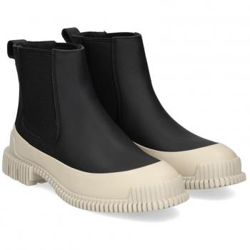CAMPER Pix - Women's Ankle Boots in Black/Grey, Size 36, Smooth Leather