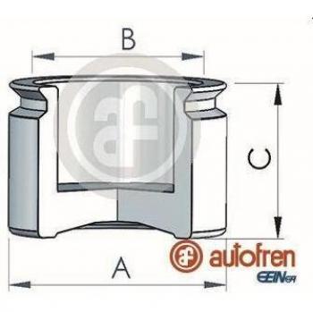 AUTOFREN SEINSA Piston de pinza del freno D025444, émbolo de freno, compatible con diversos modelos de vehículos, fabricado en materiales de alta calidad para garantizar durabilidad y rendimiento óptimo en el sistema