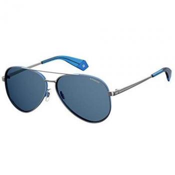 Polaroid Women's Multicolor Sunglasses 6069/S/X with Blue Metal Frame, Ø 61 mm